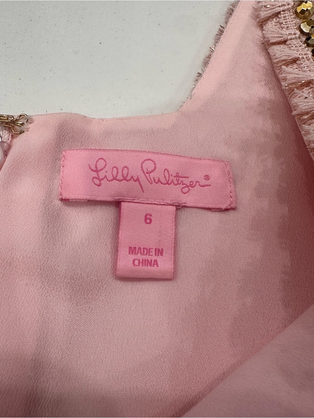 Lilly Pulitzer Light Pink Sleeveless Dress